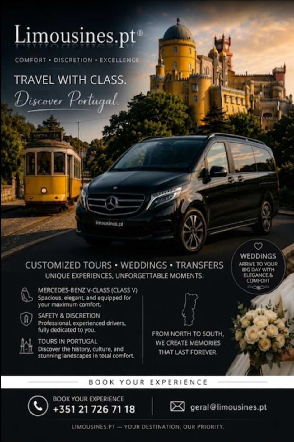 Limousines.pt - Tours, weddings and Transfers in Portugal